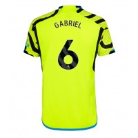 Camisa de time de futebol Arsenal Gabriel Magalhaes #6 Replicas 2º Equipamento 2023-24 Manga Curta